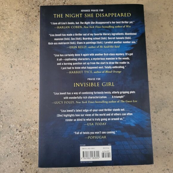 The Night She Disappeared Paperback Thriller Novel by Lisa Jewell - GUC - Picture 4 of 7